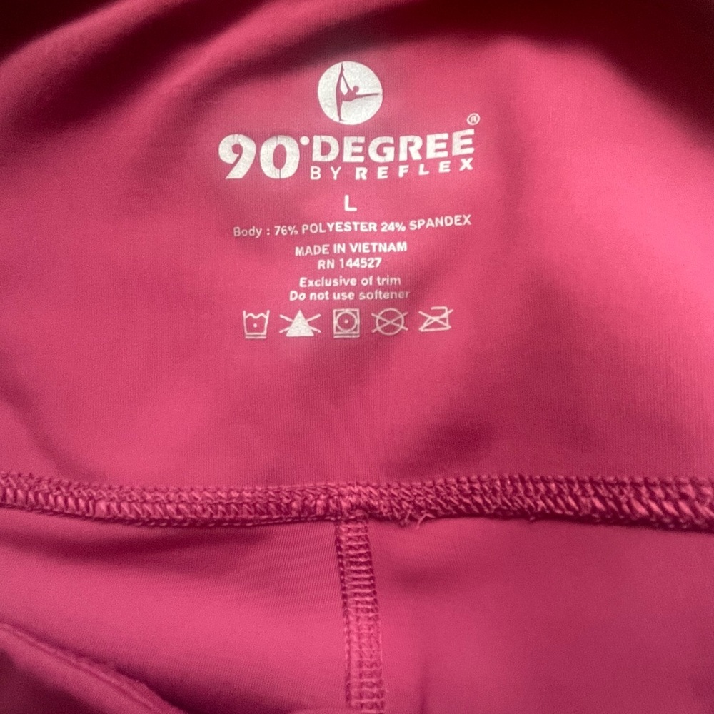 90 Degree by Reflex Maroon Leggings